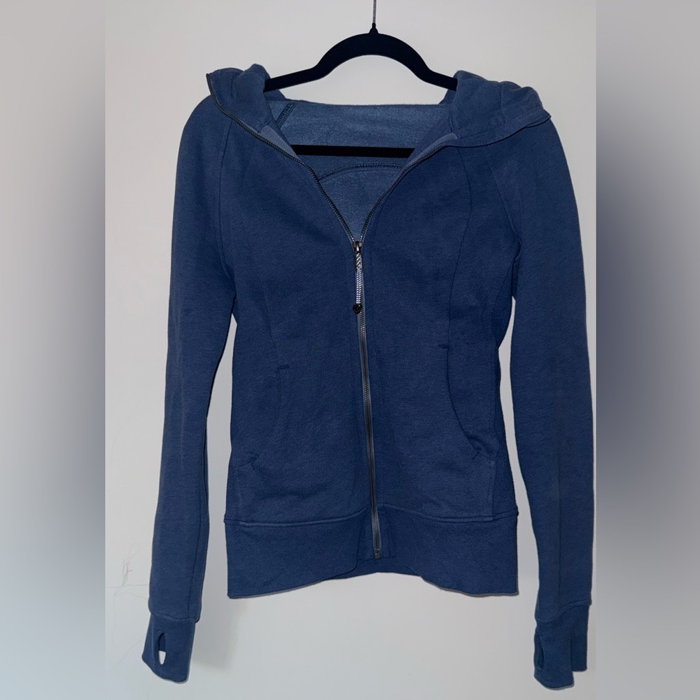 Blue Lululemon Scuba Zip-up